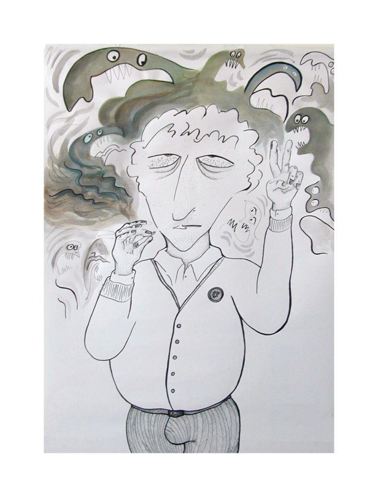 Ink design of a union worker